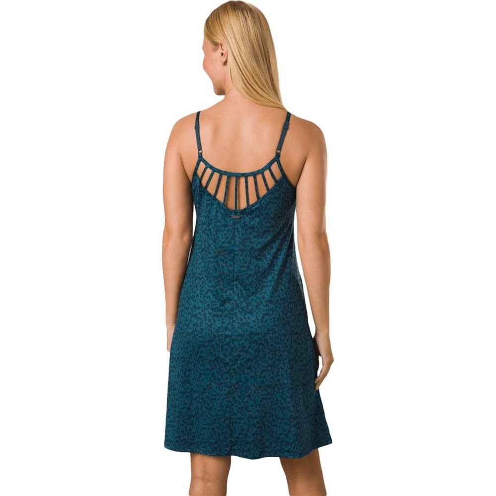 PrAna NWOT Women’s Granite Springs Athleisure Dress Size Small Teal Black - Picture 2 of 12
